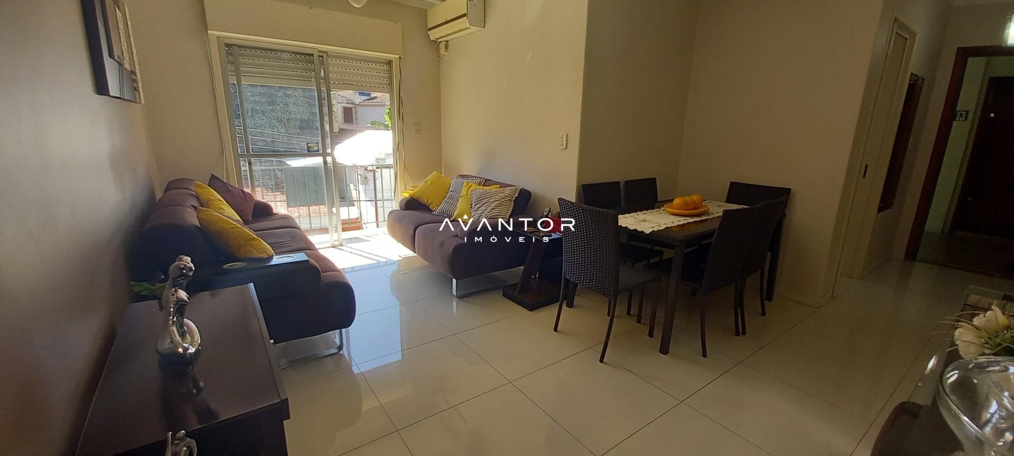 Sala estar- jantar — Apartamento com 2 quartos à venda no Edifício Gemini, em Nossa Senhora de Lourdes, Santa Maria/RS