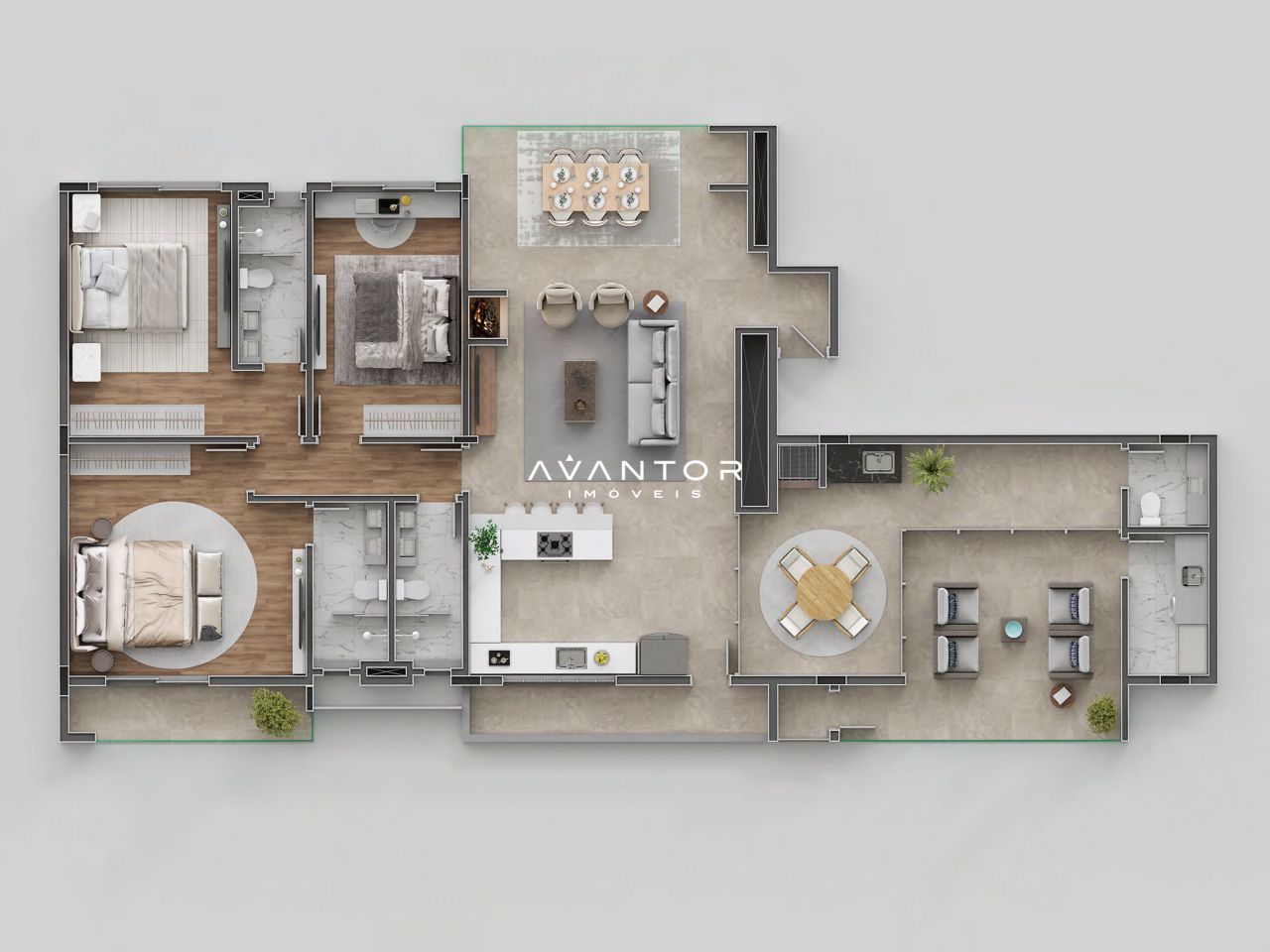 Apartamento com 3 quartos à venda no Residencial Mont'Santo, em Nossa Senhora Medianeira, Santa Maria/RS — foto 34 de 38