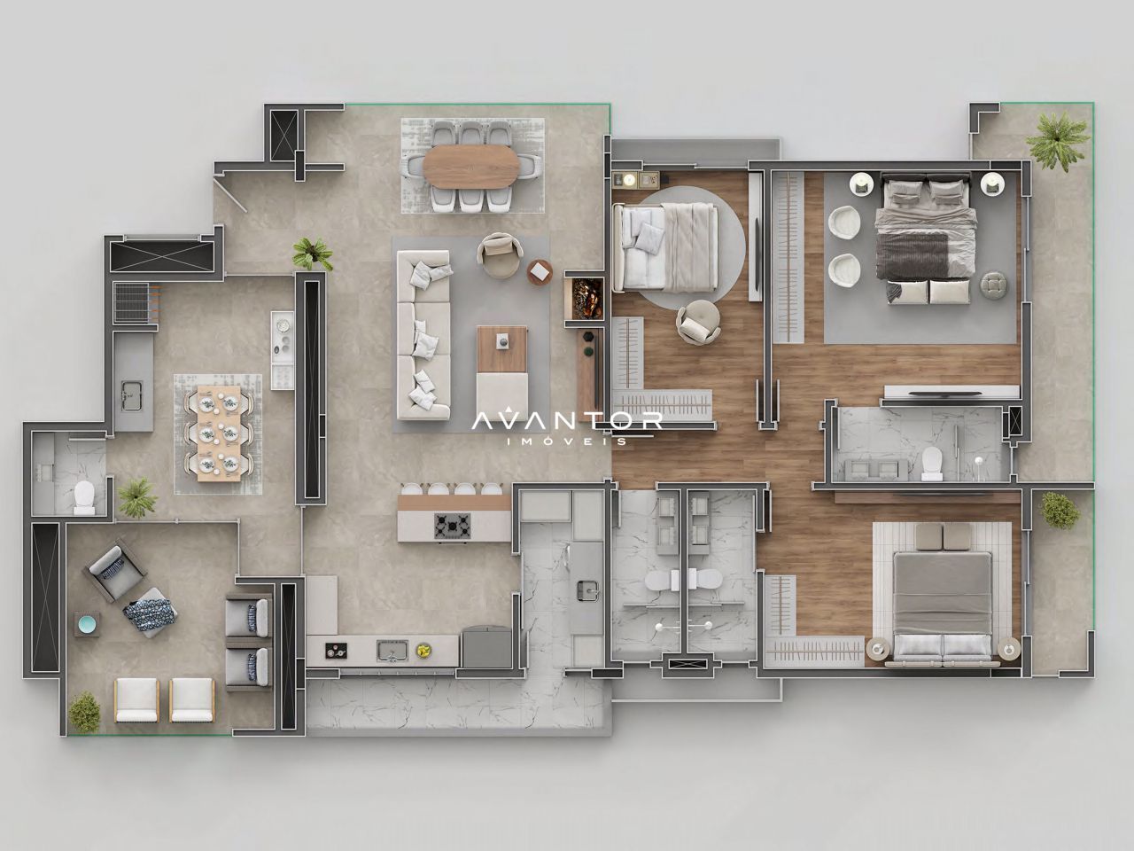 Apartamento com 3 quartos à venda no Residencial Mont'Santo, em Nossa Senhora Medianeira, Santa Maria/RS — foto 36 de 38