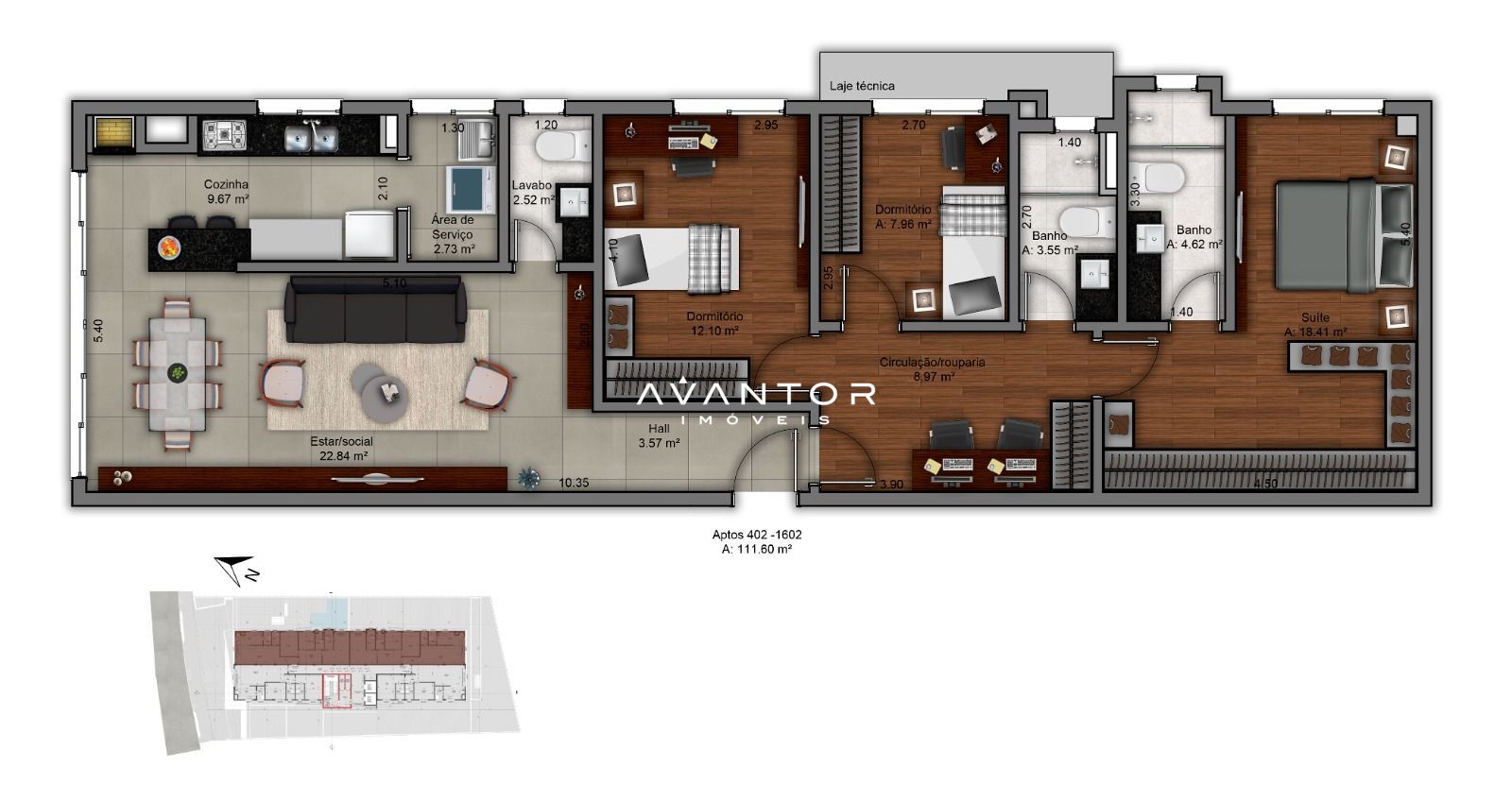 Apartamento com 3 quartos à venda no Residencial Marques Da Rocha, em Centro, Santa Maria/RS — foto 7 de 7