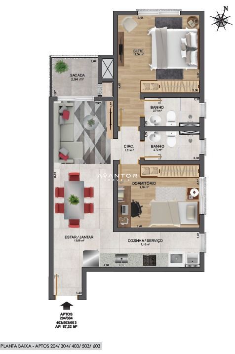 Apartamento com 2 quartos à venda no Residencial São Carlos, em Centro, Santa Maria/RS — foto 15 de 15