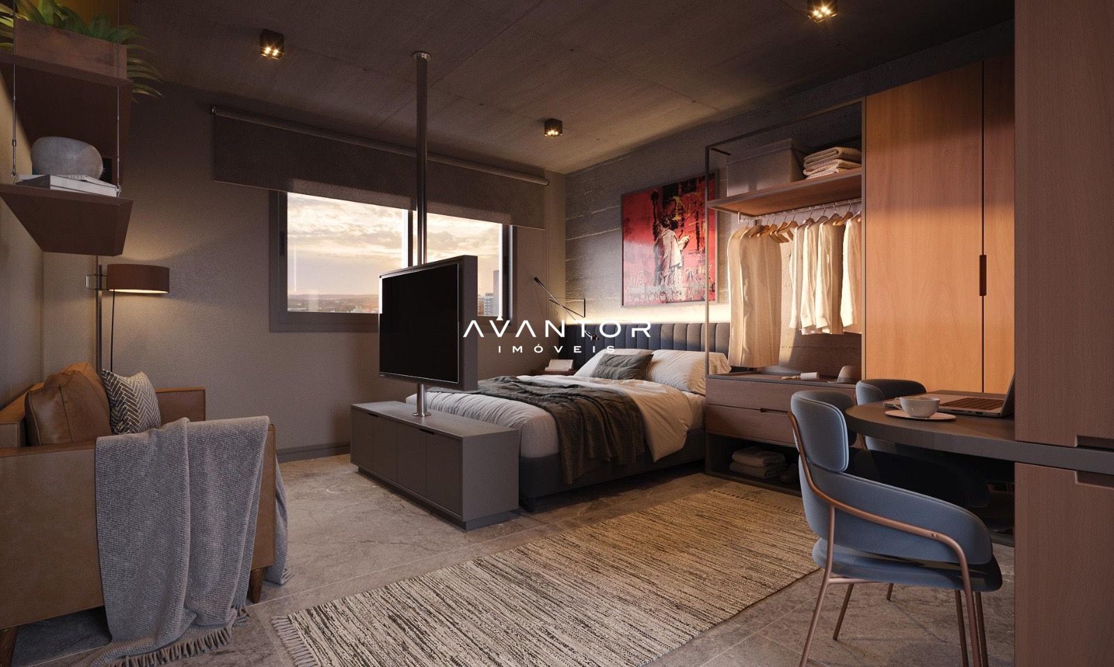 Apartamento com 1 quarto à venda no Residencial New Time, em Centro, Santa Maria/RS — foto 7 de 9