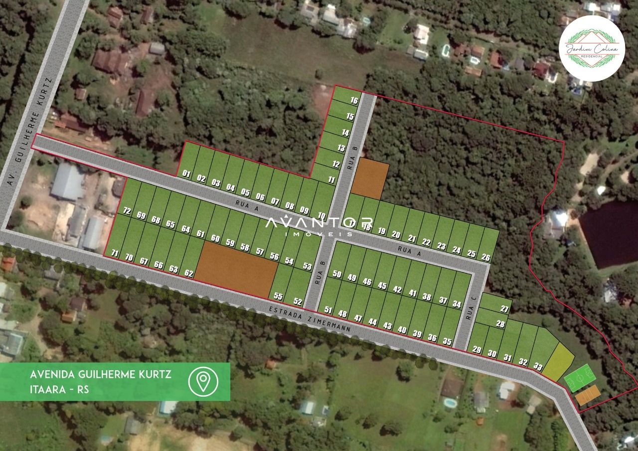Terreno à venda no Residencial Jardim Colina, em Parque Serrano I, Itaara/RS — foto 2 de 2