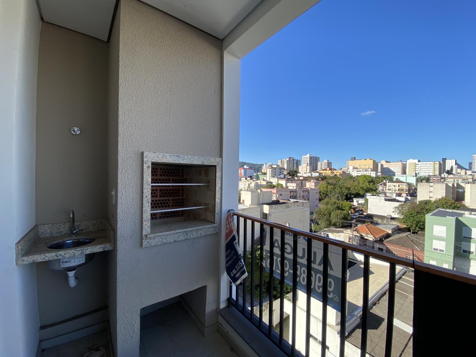 Apartamento de 2 dormitórios, 1Suíte, 2 Banheiros, 1 Vaga, novo no centro de Santa Maria — Apartamento com 2 quartos para alugar em Centro, Santa Maria/RS