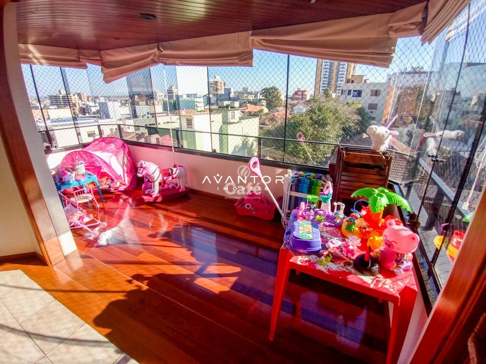 Lindo apartamento 3 dormitórios, sendo um suíte e closet, sala 3 ambientes com lareira, ár — Apartamento com 4 quartos à venda em Nossa Senhora de Fátima, Santa Maria/RS