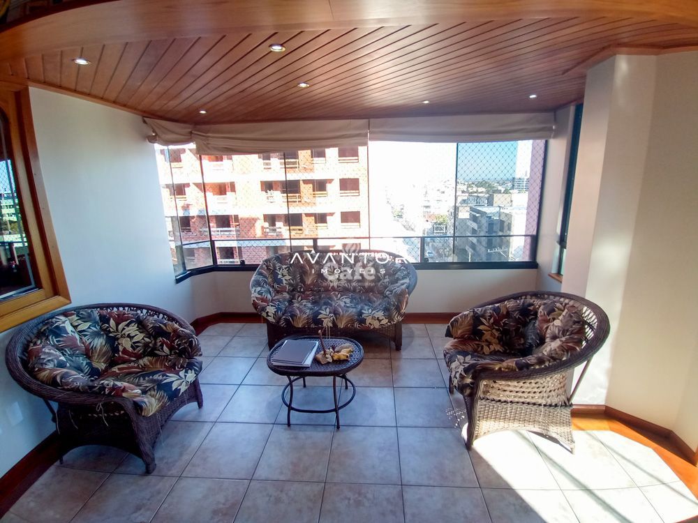 Lindo apartamento 3 dormitórios, sendo um suíte e closet, sala 3 ambientes com lareira, ár — Apartamento com 4 quartos à venda em Nossa Senhora de Fátima, Santa Maria/RS