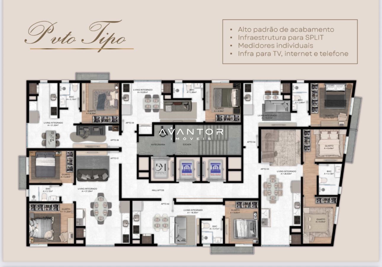Apartamento com 1 quarto à venda no Superiore Residence, em Viva Park, Porto Belo/SC — foto 15 de 16