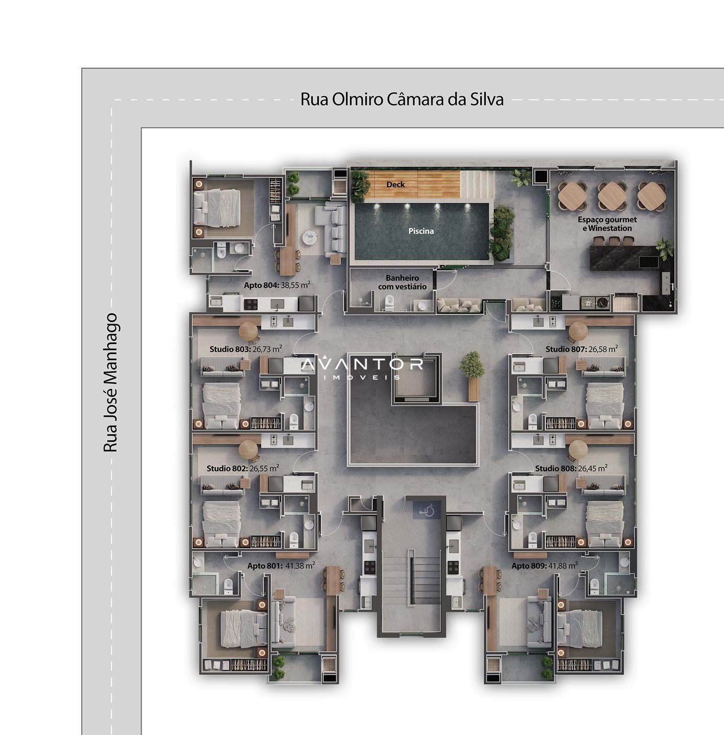 Apartamento com 2 quartos à venda no Residencial Trebbiano, em Camobi, Santa Maria/RS — foto 19 de 20
