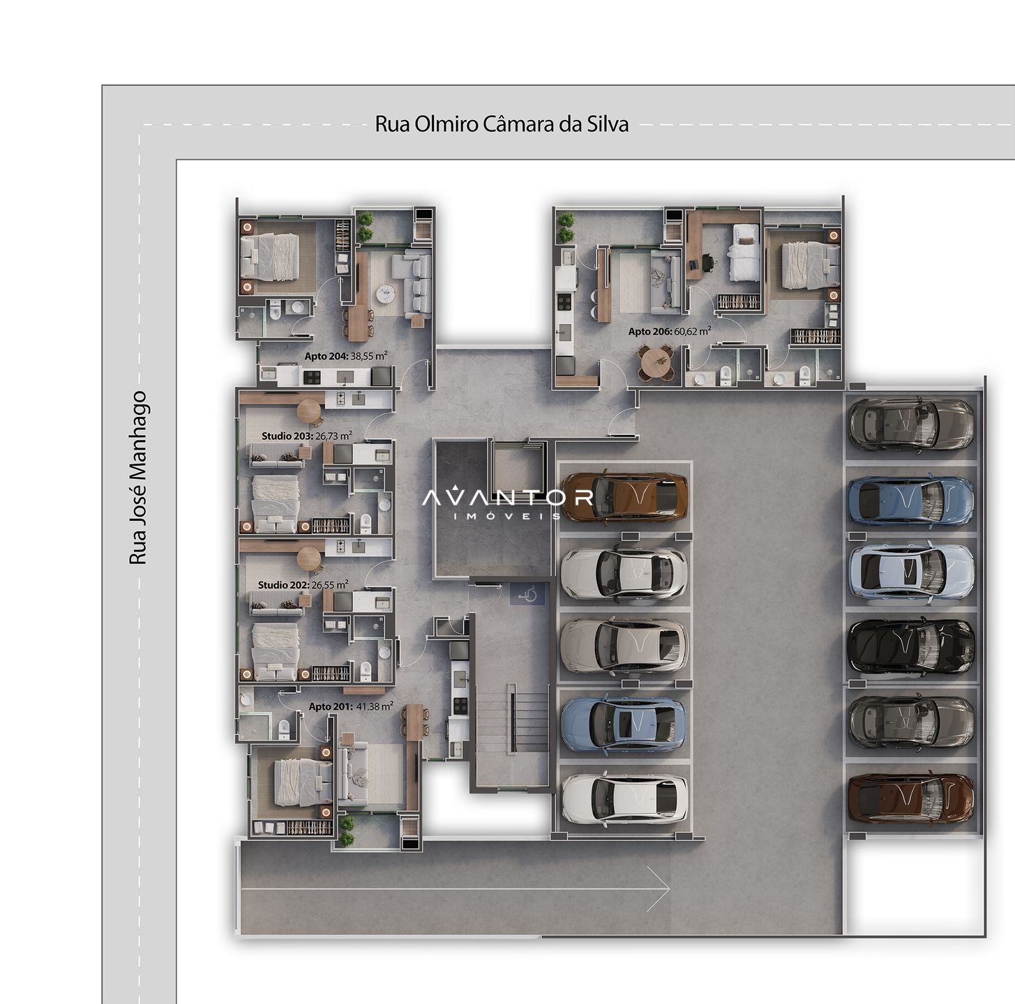 Apartamento com 1 quarto à venda no Residencial Trebbiano, em Camobi, Santa Maria/RS — foto 18 de 20