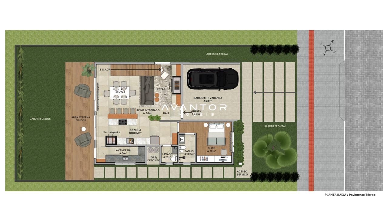 Casa com 4 quartos à venda no CASAVIVA, em Camobi, Santa Maria/RS — foto 9 de 10