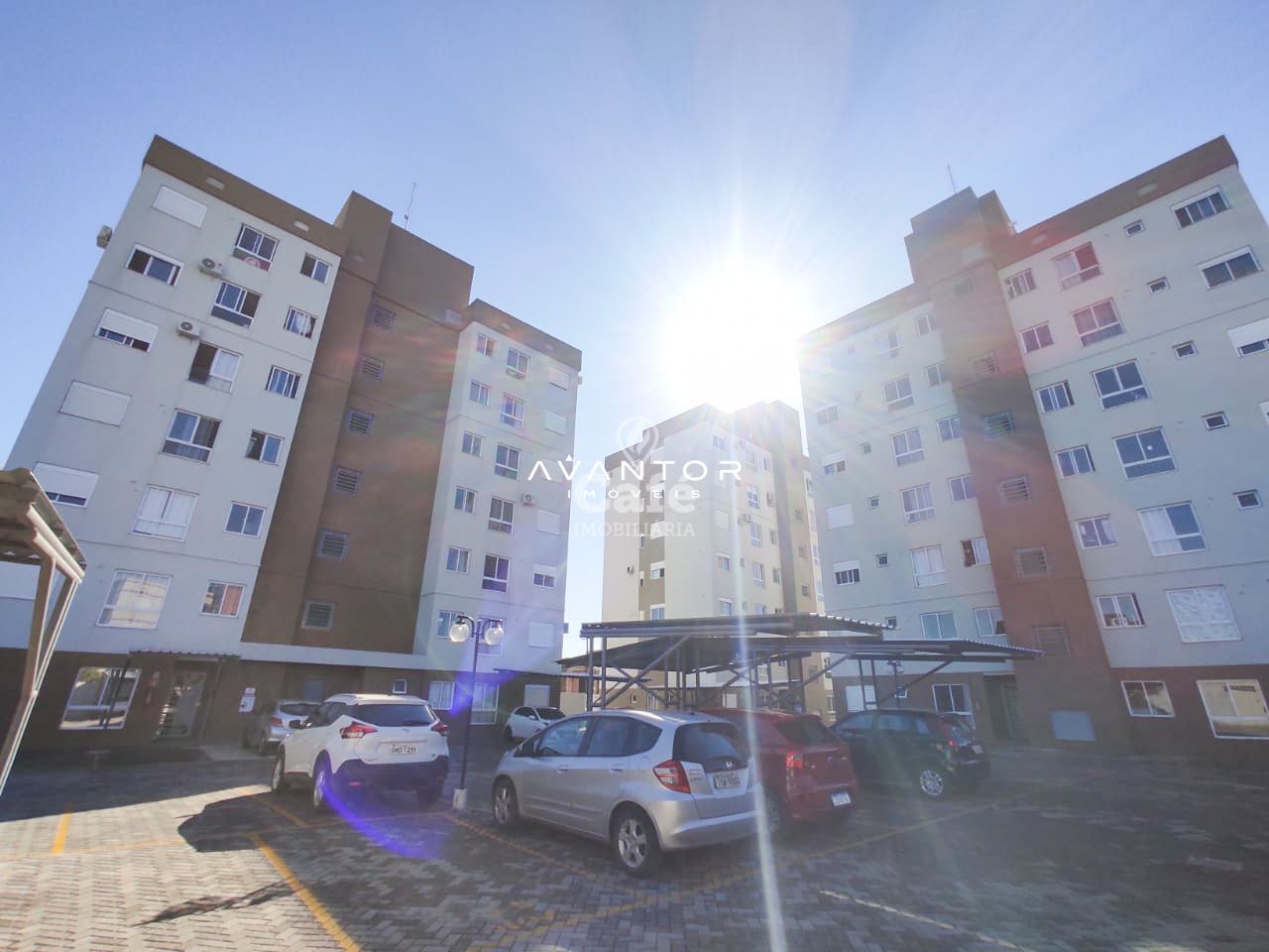 Apartamento novo com 59,08 de área total, 02 dormitórios e 01 vaga de garagem — Apartamento com 2 quartos à venda em Camobi, Santa Maria/RS