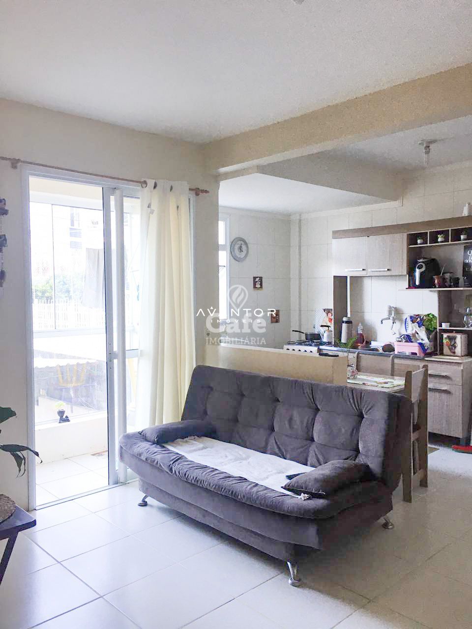 Apartamento, 2 Dormitórios, 1 Banheiro, 1 Vaga, Térreo, Sacada, Churrasqueira, Nossa Senho — Apartamento com 2 quartos à venda em Nossa Senhora das Dores, Santa Maria/RS
