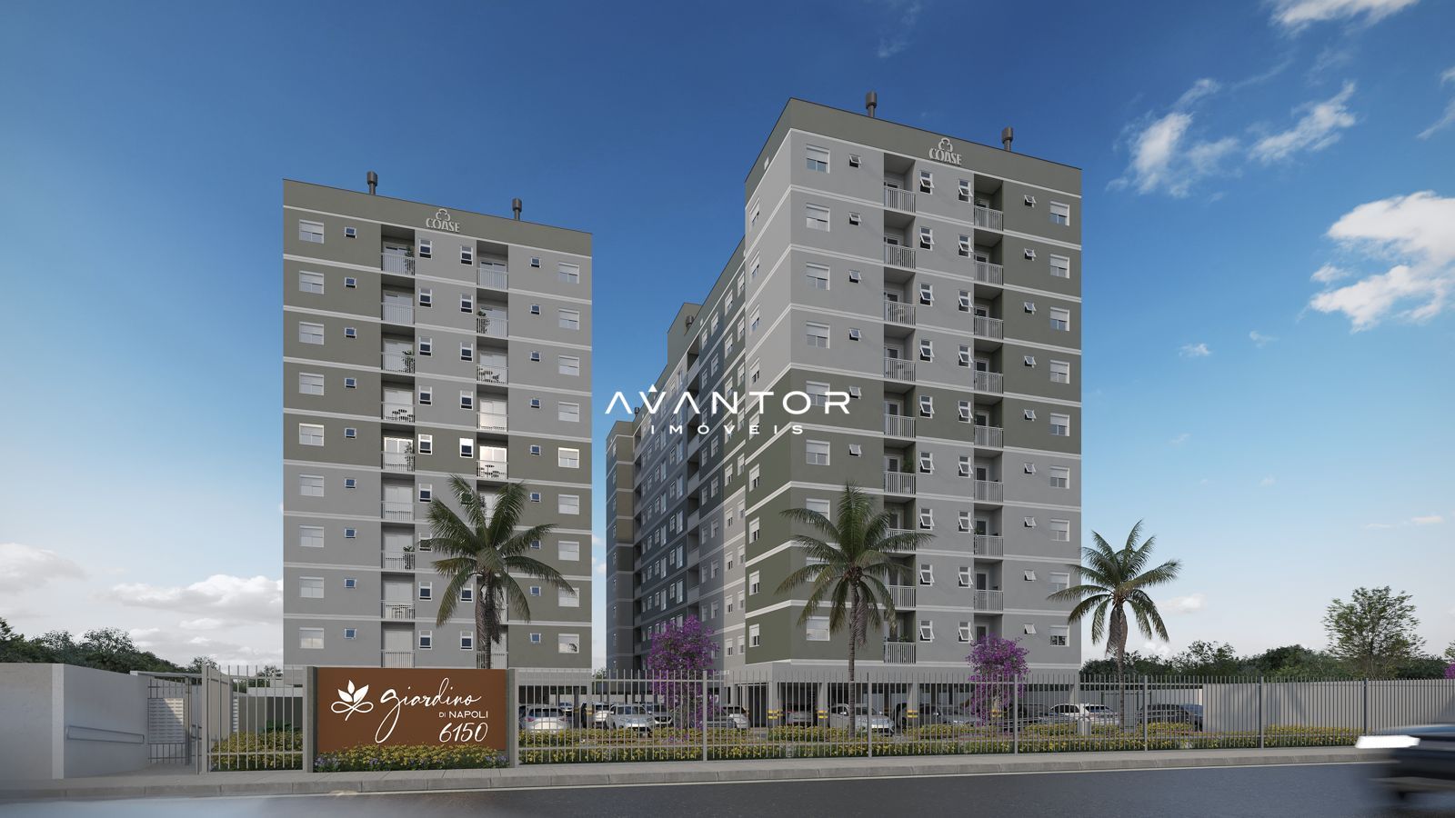 Apartamento com 2 quartos à venda no Residencial Giardino Di Napoli, em Camobi, Santa Maria/RS — foto 2 de 14