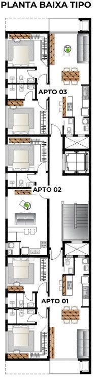 Apartamento com 1 quarto à venda no Residencial Valencia, em Nossa Senhora de Fátima, Santa Maria/RS — foto 4 de 4
