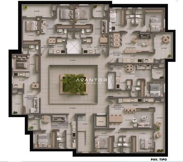 Apartamento com 2 quartos à venda no Residencial Vivá, em Camobi, Santa Maria/RS — foto 5 de 5