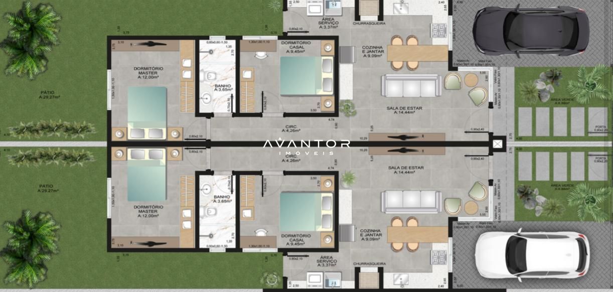 Casa com 2 quartos à venda no Galápagos Residencial, em Diácono João Luiz Pozzobon, Santa Maria/RS — foto 6 de 13