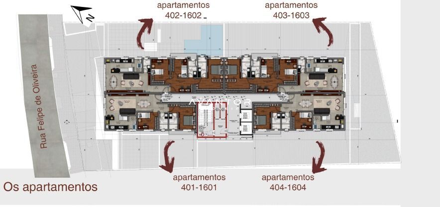 Apartamento com 2 quartos à venda no Residencial Marques Da Rocha, em Centro, Santa Maria/RS — foto 5 de 6
