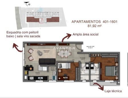 Apartamento com 2 quartos à venda no Residencial Marques Da Rocha, em Centro, Santa Maria/RS — foto 6 de 6