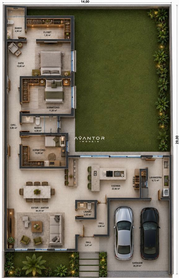 Casa com 3 quartos à venda no Cidade Universitária, em Camobi, Santa Maria/RS — foto 2 de 2