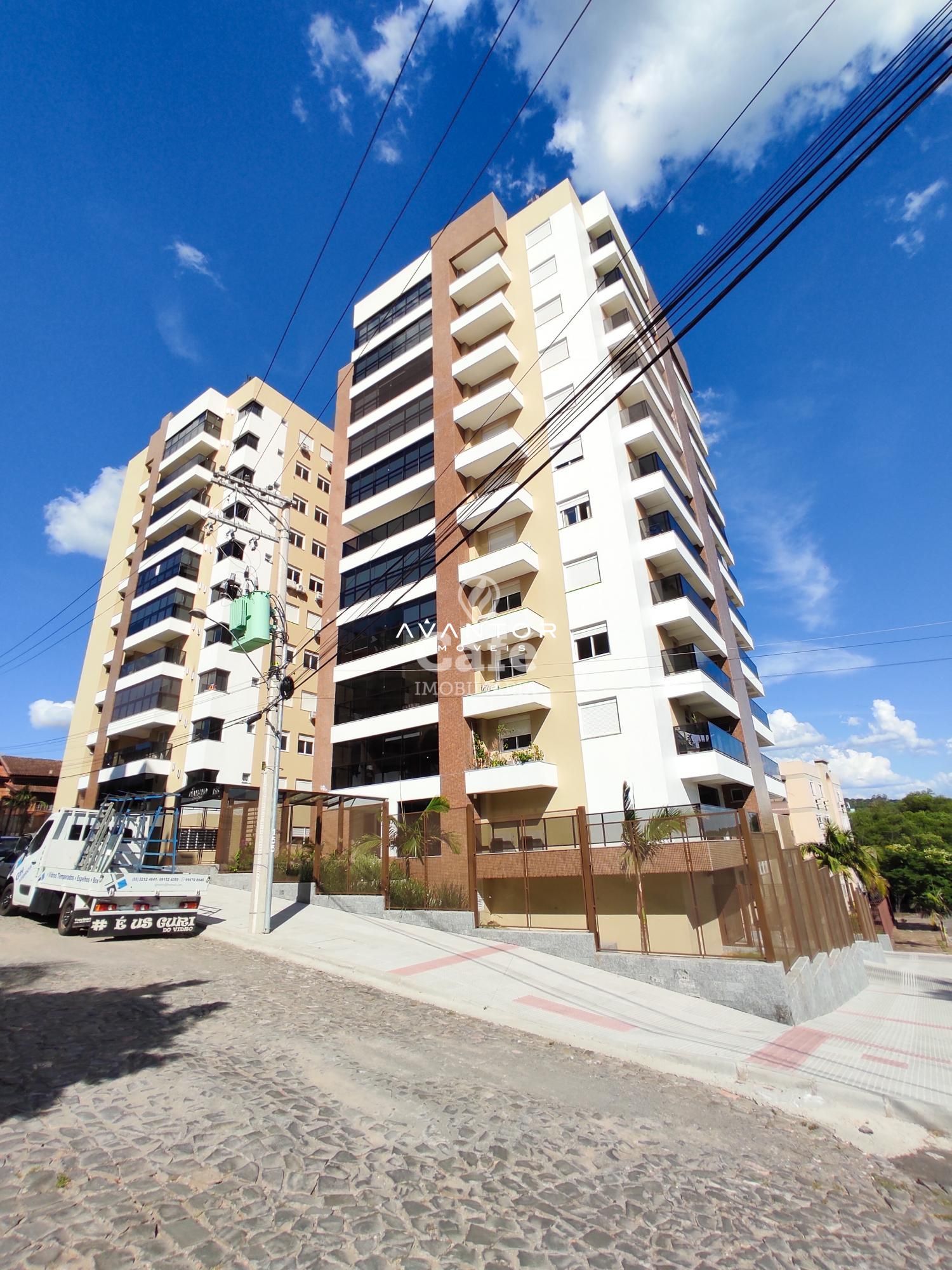 Espaço apartamento com 3 dormitórios, ampla área gourmet, 2 vagas de garagens em bairro no — Apartamento com 3 quartos à venda em Nossa Senhora de Lourdes, Santa Maria/RS