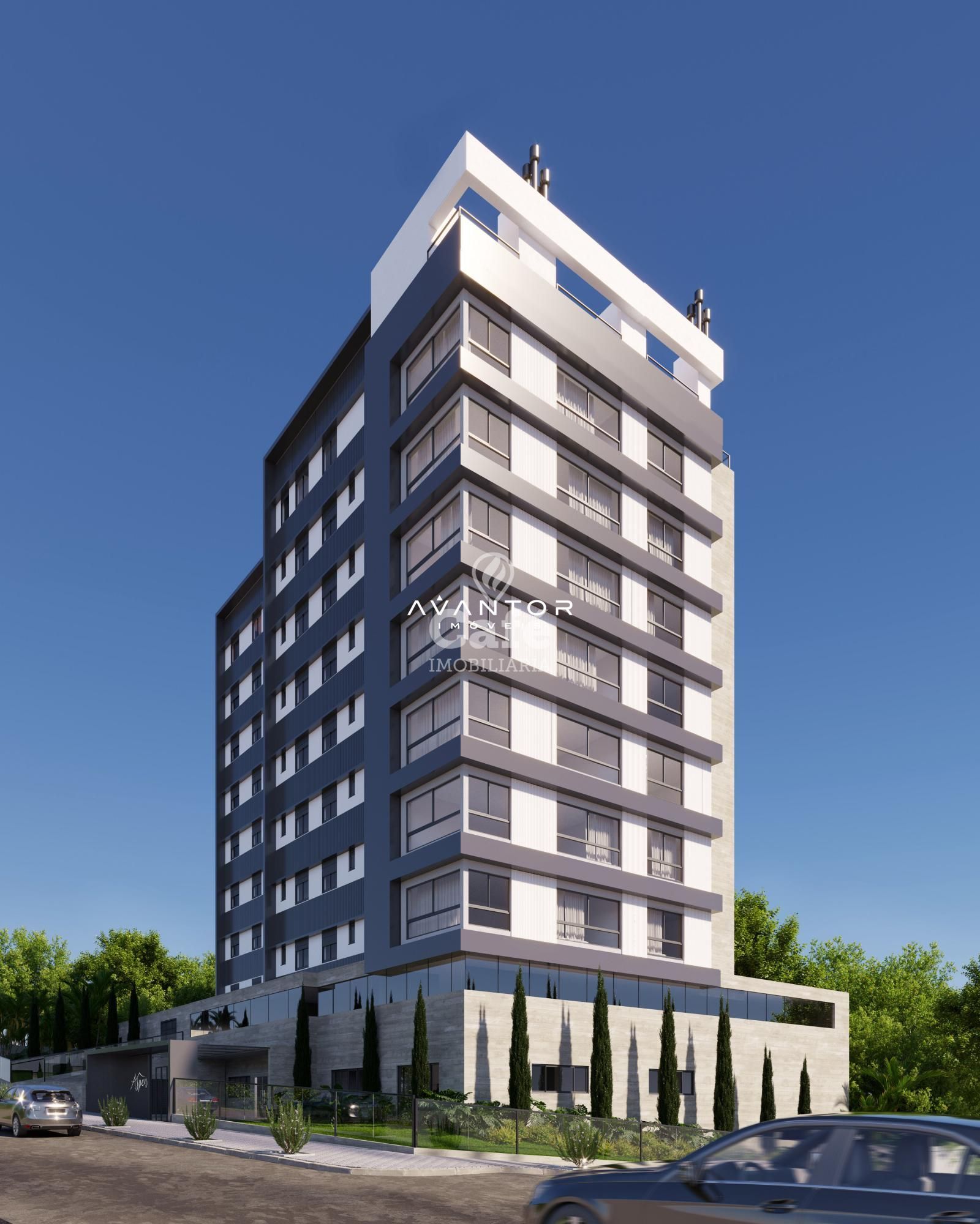 Apartamento, 4 Dormitórios, 1 Suíte, 2 Banheiros, Lavabo, 4 Vagas, Residencial Aspen, Noss — Cobertura com 4 quartos à venda em Nossa Senhora de Lourdes, Santa Maria/RS