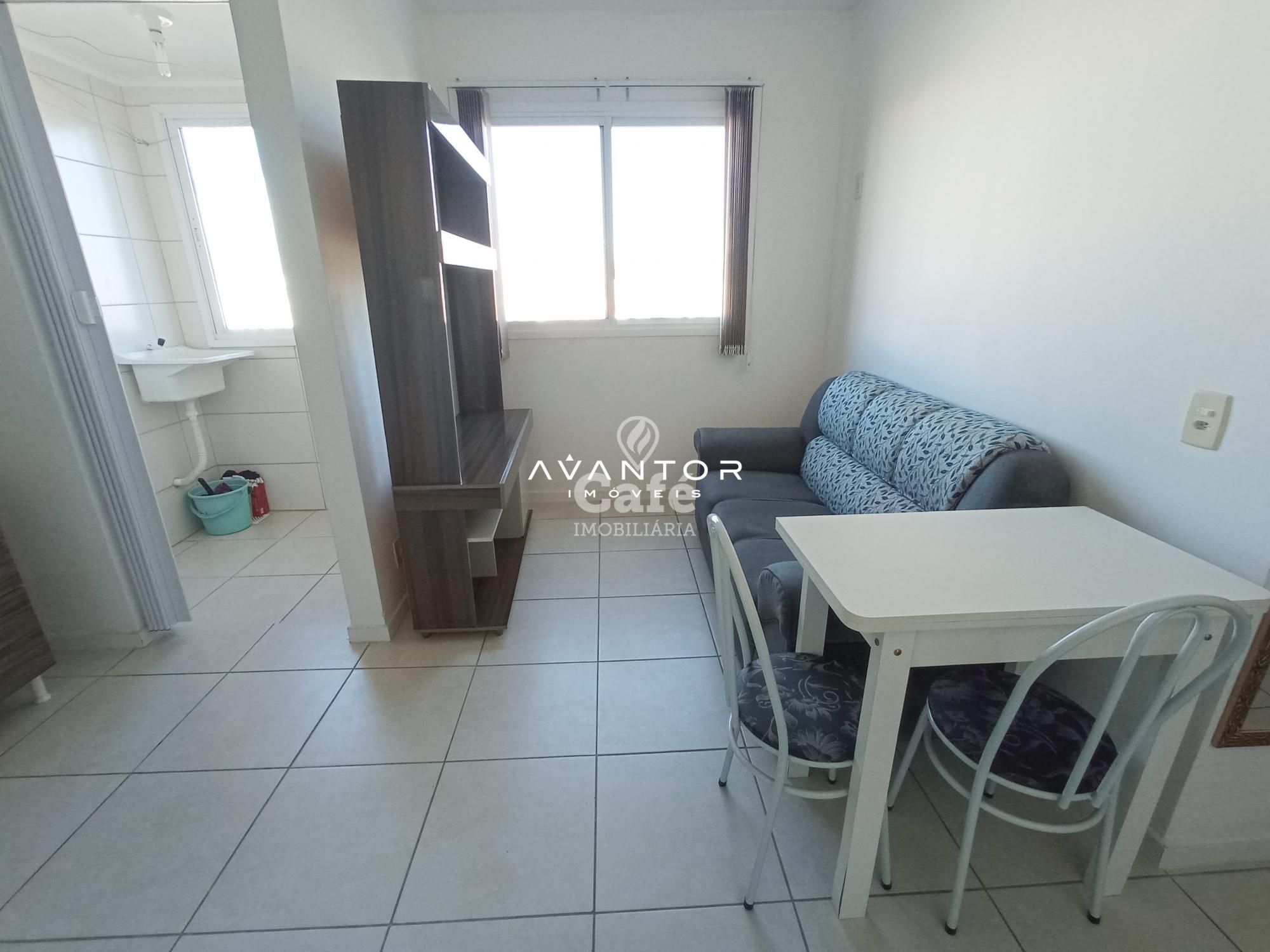 Apartamento no Centro, Mobiliado De 1 Dormitório, Sala e Cozinha Conjugadas, Banheiro Soci — Apartamento com 1 quarto à venda em Centro, Santa Maria/RS